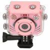 Kamera KIDS EXTRALINK H18 Różowa, filmy 1080p 30fps, bateria 900mAh, szczelność IP68 Stabilizacja obrazu Tak