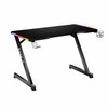Biurko gamingowe HUZARO Hero 2.5 RGB Czarny Wysokość [cm] 75