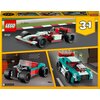 LEGO 31127 Creator Uliczna wyścigówka Motyw Uliczna wyścigówka