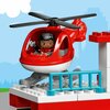 LEGO 10970 DUPLO Remiza strażacka i helikopter Płeć Chłopiec