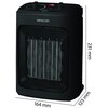 Grzejnik ceramiczny SENCOR SFH 7601BK Liczba poziomów grzania 3