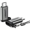 Adapter USB Typ-C - Micro USB UGREEN Szary Gniazdo (żeńskie) USB typ C