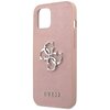 Etui GUESS Saffiano 4G Big Silver Logo do Apple iPhone 13 Różowy Dominujący kolor Różowy