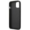 Etui GUESS Saffiano Strap do Apple iPhone 13 Mini Szary Dominujący kolor Szary