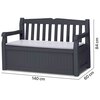 Ławka ogrodowa KETER Eden Garden Bench 17190198 Rodzaj Ławka