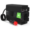 Przetwornica GREENCELL 12V na 230V 150W/300W Czysta sinusoida