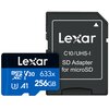 Karta pamięci LEXAR 633x microSDXC 256GB + Adapter