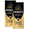 Zestaw kaw ziarnistych MOKATE Crema 2 x 1 kg