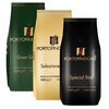 Zestaw kaw ziarnistych PORTOFINO CAFE Gran Gusto Arabica 1 kg +  PORTOFINO CAFE Selezione Oro 1 kg +  PORTOFINO CAFE Special Bar 1 kg