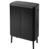 U Kosz na śmieci BRABANTIA 130625 Bo Touch Bin Hi 2 x 30L Czarny Gwarancja 10 lat