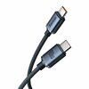 Kabel USB-C - USB-C BASEUS Crystal Shine 2m Czarny Rodzaj Kabel