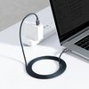 Kabel USB-C - USB-C BASEUS Crystal Shine 2m Czarny Długość [m] 2