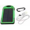 Powerbank solarny SETTY GSM036556 5000 mAh Zielony Typ kabla Kabel USB-A - micro USB