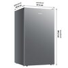 Lodówka HISENSE RR121D4ADF 84.2 Srebrna Kolor / wykończenie frontu Srebrny