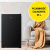 Lodówka HISENSE RR121D4ABF 84.2 Czarna Roczne zużycie prądu 107 kWh = 123.05 zł
