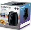 Air Fryer Frytkownica beztłuszczowa SENCOR SFR 3130BK 3.5l programator czasowy Funkcje dodatkowe Cool Touch