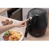 Frytkownica beztłuszczowa SENCOR SFR 5030BK Air Fryer Funkcje dodatkowe Blokada bezpieczeństwa zapobiegająca przypadkowemu wyjęciu kosza