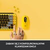 Klawiatura LOGITECH Pop Keys Black & Yellow Komunikacja z komputerem Bezprzewodowa