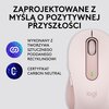 Mysz LOGITECH Signature M650 L Różowy Interfejs Bluetooth