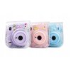 Pokrowiec LOVEINSTANT Instax Mini 11 Przezroczysty Fioletowy Wymiary wewnętrzne [cm] 11 x 12.5 x 4