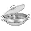 Patelnia wok WMF 58255 36 cm Pokrywa Tak