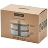 Zestaw lunchboxów BLACK+BLUM BAM-BT-L016 1 L Srebrny Materiał wykonania Silikon