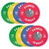Zestaw obciążeń HMS Bumper TBR PROFI SET (2x10/2x15/2x20/2x25 kg)