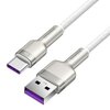 Kabel USB - USB-C BASEUS Cafule Metal 1 m 66W Biały Długość [m] 1