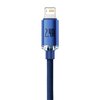 Kabel USB - Lightning BASEUS Crystal Shine 2 m Niebieski Długość [m] 2