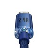 Kabel USB - Lightning BASEUS Crystal Shine 2 m Niebieski Typ USB - Lightning
