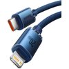 Kabel USB-C - Lightning BASEUS Crystal 2 m Niebieski Długość [m] 2