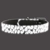 Obroża HUNTER Convenience Reflect Leopard 69139 (33 - 41 cm) Czarno-biały Kolor Czarno-biały