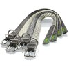 Obroża HUNTER Convenience Reflect Glow 69164 (47 - 55 cm) Biało-czarny Regulacja Tak