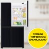Lodówka LG GSJV31WBXF Side by Side No frost 179cm Czarna Podajnik wody Kostkarka Roczne zużycie prądu 430 kWh = 494.5 zł