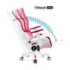 Fotel DIABLO CHAIRS X-One 2.0 (XL) Biało-różowy Regulowane oparcie Tak