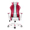 Fotel DIABLO CHAIRS X-One 2.0 (XL) Biało-różowy Materiał obicia Skóra ekologiczna HDS