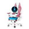 Fotel DIABLO CHAIRS X-One 2.0 (XL) Biało-różowy Zagłówek Tak