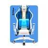 Fotel DIABLO CHAIRS X-One 2.0 (XL) Biało-niebieski Podnóżek Nie