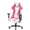 Fotel DIABLO CHAIRS X-Player Normal Size Różowo-biały Materiał obicia Skóra ekologiczna HDS