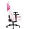 Fotel DIABLO CHAIRS X-Player Normal Size Różowo-biały Materiał obicia Tkanina EcoFiber