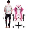 Fotel DIABLO CHAIRS X-Player Normal Size Różowo-biały Wysokość siedziska [cm] 49 - 59