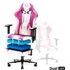 Fotel DIABLO CHAIRS X-Player Normal Size Różowo-biały Regulacja podłokietników Prawo - lewo