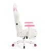 Fotel DIABLO CHAIRS X-Ray (L) Biało-różowy Regulowane oparcie Tak