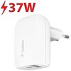 Ładowarka sieciowa BELKIN WCB007VFWH 37W Biały