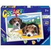 Malowanie po numerach RAVENSBURGER CreArt Szczeniaczki Jack Russell 28939
