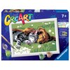Malowanie po numerach RAVENSBURGER CreArt Śpiący kotek z pieskiem 28930 Typ Na kartonie