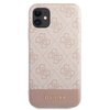 Etui GUESS 4G Bottom Stripe do Apple iPhone 11 Różowy Model telefonu iPhone 11