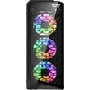 Obudowa DARKFLASH Water Square 5 Przyciski i regulatory Power