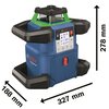 Laser obrotowy BOSCH Professional GRL 650 CHVG 0601061V00 Zawartość zestawu Adapter baterii BA 1