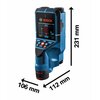 Detektor BOSCH Professional D-Tect 200 C 0601081608 Dokładność pomiaru [mm] 5